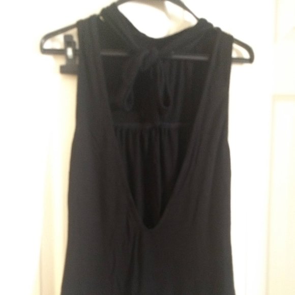 3/$25 Guess sleeveless open back halter tie tshirt tunic - Picture 6 of 11